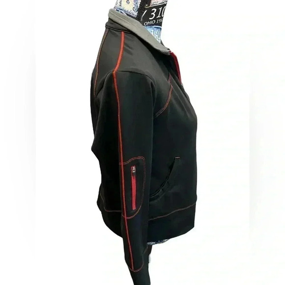 REI Jacket Women’s Size Medium Black & Red. Full Zip - Picture 9 of 12